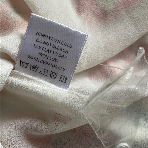 Privacy Please Floral Deep V Mini Dress - Picture 12 of 12